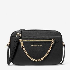 Michael Michael Kors Jet Set Zip Chain Crossbody handbag